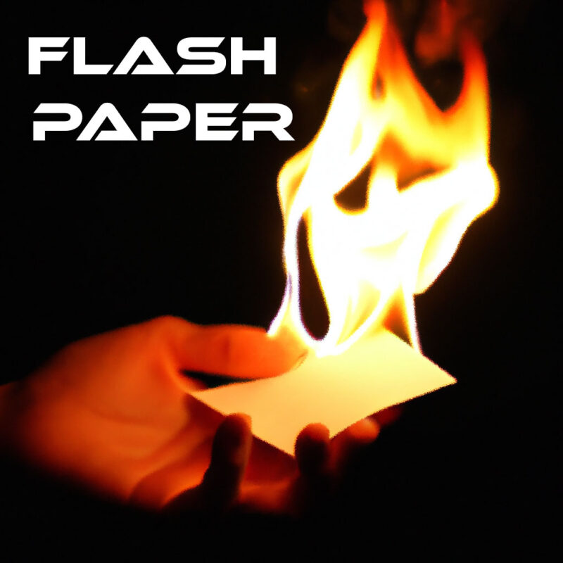 How to Make Flash Paper - Magic Trick Fireballs (Nitrocellulose) 